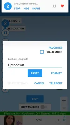 Fake GPS Location - GPS JoyStick android App screenshot 2