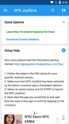 Fake GPS Location - GPS JoyStick android App screenshot 7